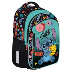 Stitch ergonomikus iskolatáska, hátizsák - 3 rekeszes - Mint Aloha (683107)