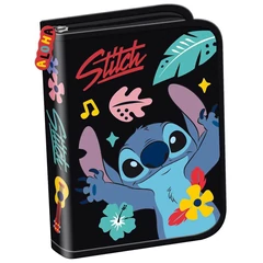 Stitch kihajtható tolltartó - Black Aloha (679841)