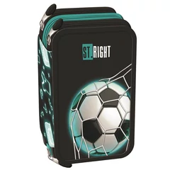 St.Right - Focis felszerelt 3 emeletes tolltartó - Neon Football (681226)