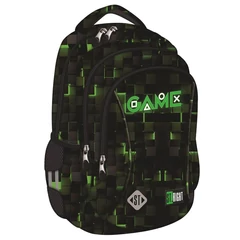 St.Right - Green Game ergonomikus iskolatáska, hátizsák - 3 rekeszes (681516)