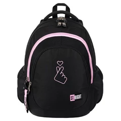 St.Right - K-Pop Lover ergonomikus iskolatáska, hátizsák - 4 rekeszes - 42 cm (653667)