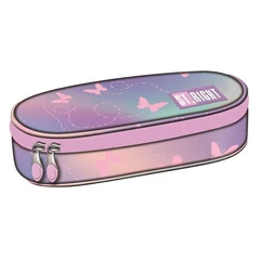 St.Right - Pink Butterflies ovális tolltartó (680021)