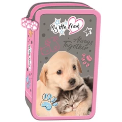 My little friend felszerelt 3 emeletes tolltartó - Cat & Dog