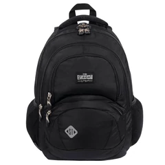 St. Right - Black vintage ergonomikus iskolatáska, hátizsák - 4 rekeszes (674686)