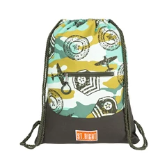 St.Right - Terepmintás zsinóros hátizsák -  Military