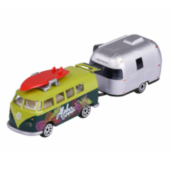 Majorette VW The Originals játékszett - T1 lakókocsival - Aloha Camping (212055007)