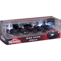 Majorette 5 db-os kisautó ajándékszett - Black Edition