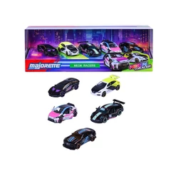 Majorette 5 db-os kisautó ajándékszett - Neon Racer (8504105004)