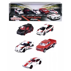 Majorette 5 db-os kisautó ajándékszett - Toyota Racing (212053189)