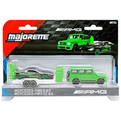 Majorette Mercedes-AMG Deluxe G 63-GT 63 kisautó és utánfutó (8502103000)