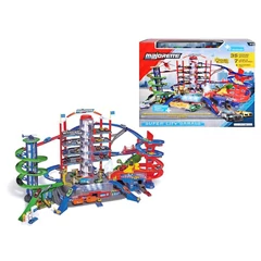 Majorette Super City garázs játékszett 6 járművel (8502009001)