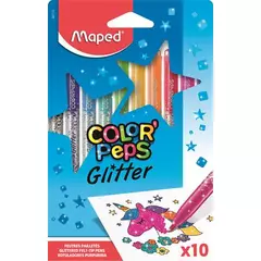Maped Filctoll készlet csillámos Color Peps Glitter 10 db-os (IMA847110)