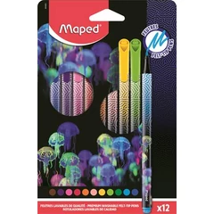 Maped Filctoll készlet kimosható Deepsea Paradise 12 különböző szín (IMA844403)