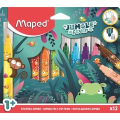 Maped Filctoll készlet kimosható Jungle Fever 12 db-os (IMA846900)