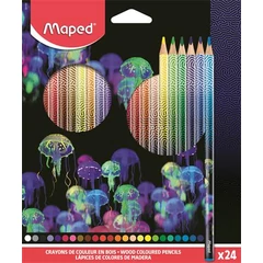 Maped Színes ceruza készlet, háromszögletű Deepsea Paradise 24 db-os (IMA831705)