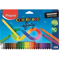 Maped Színes ceruza készlet, háromszögletű Color Peps 24 db-os (IMA861601)