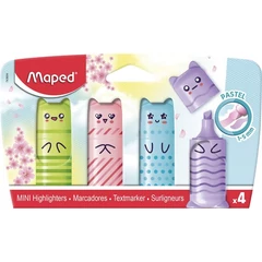 Maped Szövegkiemelő készlet, 1-5 mm Mini Pastel 4 db-os pasztell (IMA743604)