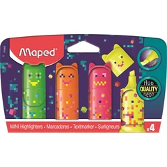 Maped Szövegkiemelő készlet, 1-5 mm Pixel Party Mini 4 db-os (IMA743602)