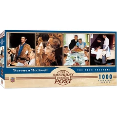 MasterPieces 1000 db-os Panoráma puzzle - The Saturday Evening Post Collection - The Four Freedoms (71817)