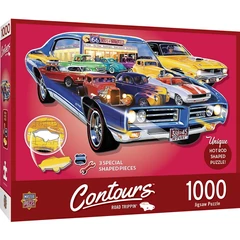 MasterPieces 1000 db-os puzzle - Contours - Hot Rod (71957)