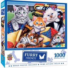 MasterPieces 1000 db-os puzzle - Furry Friends - Cozy Cats (72181)