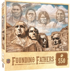 MasterPieces 550 db-os puzzle - Tribal Spirit Collection - Founding Fathers (71730)