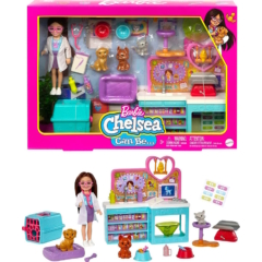 Barbie - Chelsea Állatorvos játékszett (HGT12)