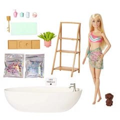 Mattel - Barbie Feltöltődés - Pezsgőfürdő játékszett (HKT92)