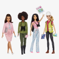 Barbie Együtt a Földért karrierbabák - 4 db-os szett (HCN25)