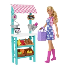 Barbie Karrier játékszett - Bio piac (HCN22)