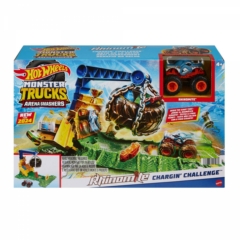 Mattel Hot Wheels Monster Trucks Live Aréna - Rhinomite zúzda (HTP18)