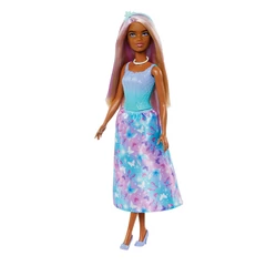 Barbie Dreamtopia Hercegnő baba kék pillangós szoknyában (HRR10)