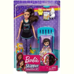 Mattel Barbie bébiszitter játékszett - Sleep mode (FHY97)