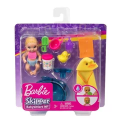 Barbie Bébiszitter - Fürdetés játékszett (GHV83-HBP34)