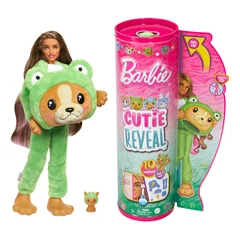 Barbie Cutie Reveal meglepetés baba - Állatos jelmezek - Béka-Kutya (HRK24)