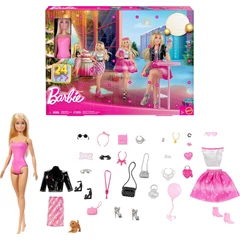 Barbie - Divat Adventi Kalendárium babával - Újévi Különkiadás (JFL63) Barbie - Divat Adventi Kalendárium babával - Újévi Különkiadás (JFL63)
