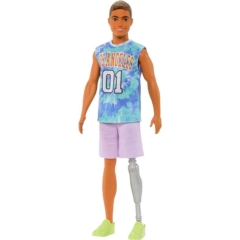 Barbie Fashionistas - Ken baba lábprotézissel (DWK44-HJT11)