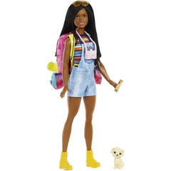 Barbie Kempingező Brooklyn baba játékszett (HDF74)