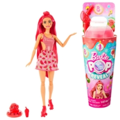 Barbie POP Slime Reveal meglepetés baba - Juicy Fruits - Dinnyés kása (HNW43)