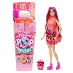 Barbie slime reveal meglepetés baba - narancssárga (HTJ22)