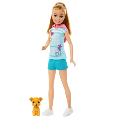 Mattel Barbie Stacie to the Rescue baba kutyussal játékszett (HRM05)