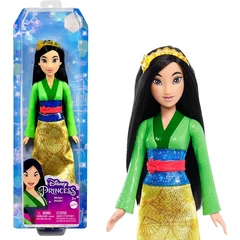 Disney Princess - Csillogó hercegnő baba - Mulan (HLW14)