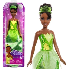 Disney Princess - Csillogó hercegnő baba - Tiana (HLW04)