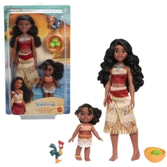 Mattel Disney Vaiana 2 - Vaiana és Simea testvérpár 2db-os babás csomag (JBT41-JBT66)