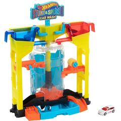 Hot Wheels City Kaszkadőr és autómosó játékszett (GRW37)