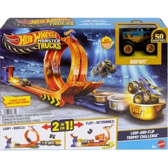 Hot Wheels Monster Trucks Bigfoot 50. évfordulós pályaszett (JBX64)