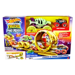 Mattel - Hot Wheels Monster Trucks power smasher hajsza pályaszett (HXT05)