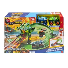 Mattel - Hot Wheels Monster Trucks - Sárkányfutam pályaszett (JFR06)