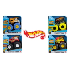 Hot Wheels Monster Trucks Twisted Tredz autók - többféle (GVK37)