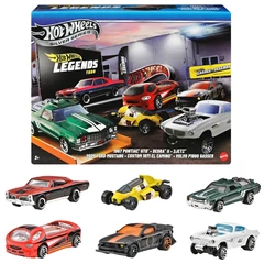 Mattel - Hot Wheels Silver Series Legends Tour Multipack készlet 6 autóval (JBY78)